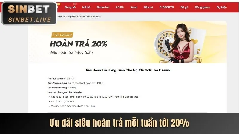 Các loại hình khuyến mãi đa dạng tại 88
